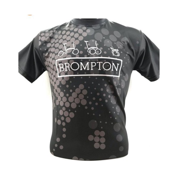 Promo Kaos Brompton Hitam  Baju brompton Black Kaos sepeda brompton Hitam Kaos sepeda Brompton Murah