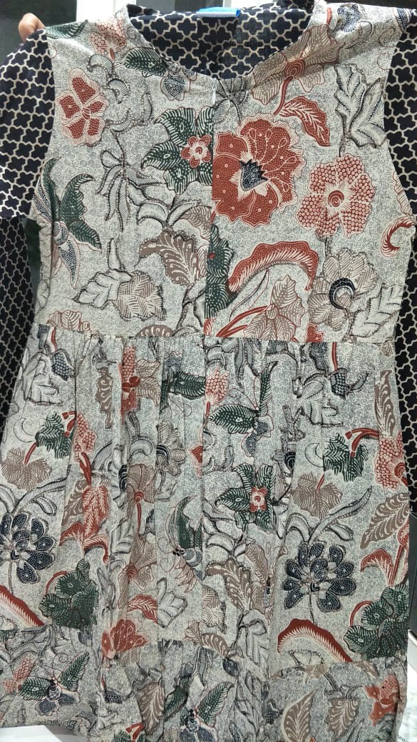 Batik Tunik Model Kanika Bunga
