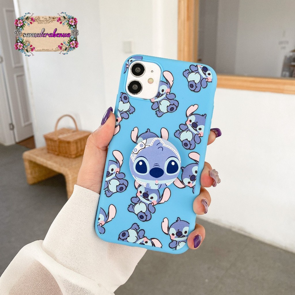 SS271 Softcase Popsocket STITCH Vivo Y83 Y20 Y21s Y12s Y20s Y30 Y50 Y30i SB1620