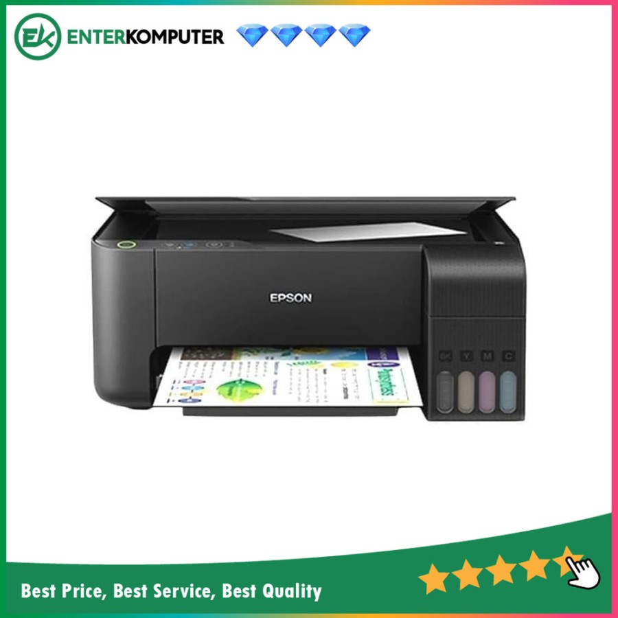 Epson L3210 (Tabung Tinta Infus Resmi Epson) (Print, Scan, Copy)