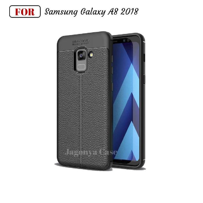 Case Leather Autofocus Samsung Galaxy A8 2018 Ultimate Experience Keren