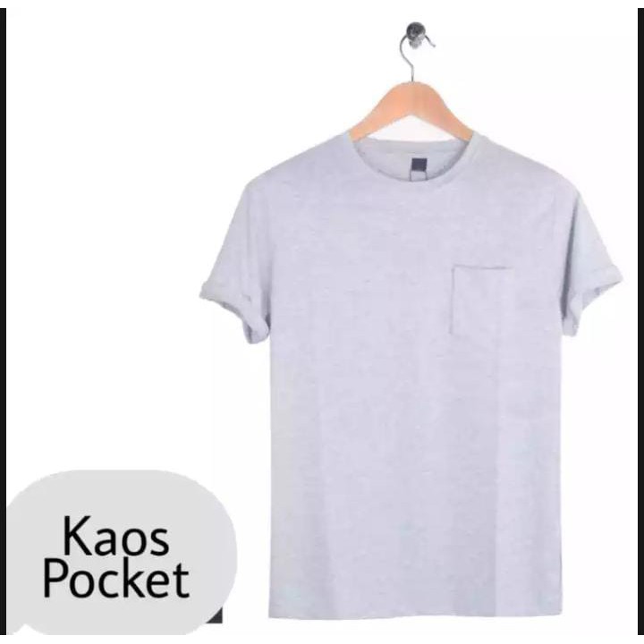 BISA COD / KAOS POCKET POLOS /kaos terlaris / alipio fashion