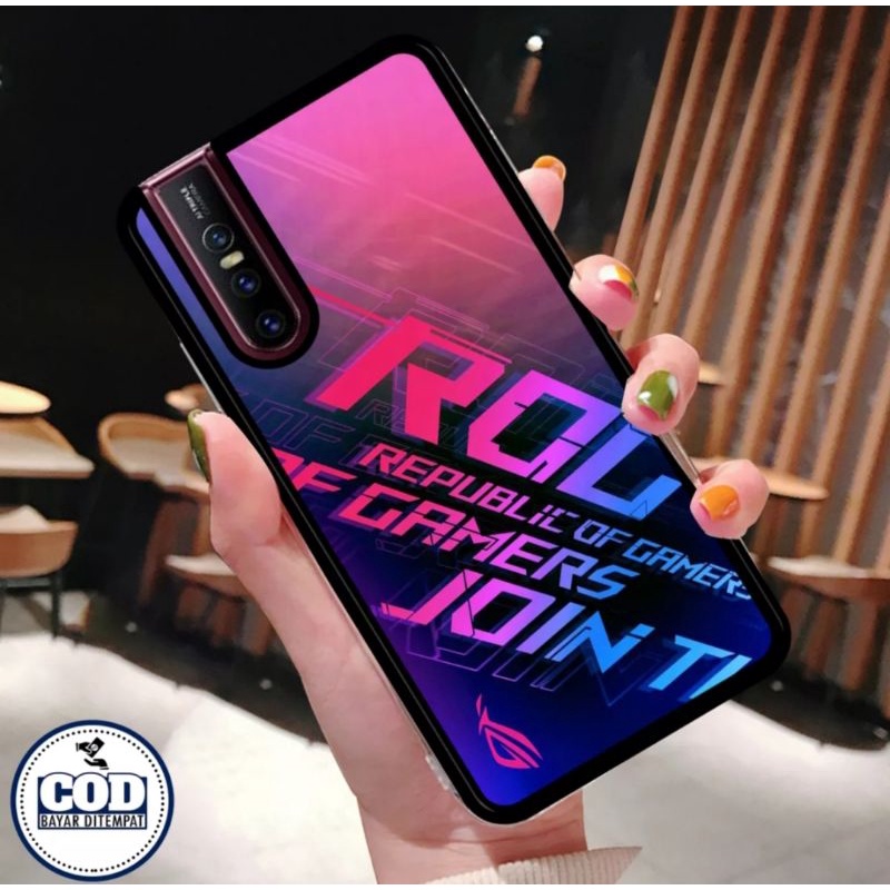 Ax Case custom Vivo V15 dan V15PRO Fashion Gamers Series ROG Premium Quality Hardcase