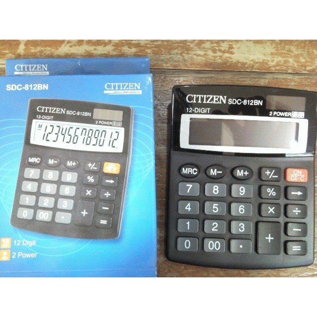 

Adn Kalkulator 12 Digit Angka CITIZEN SDC 812 - Calculator Digital