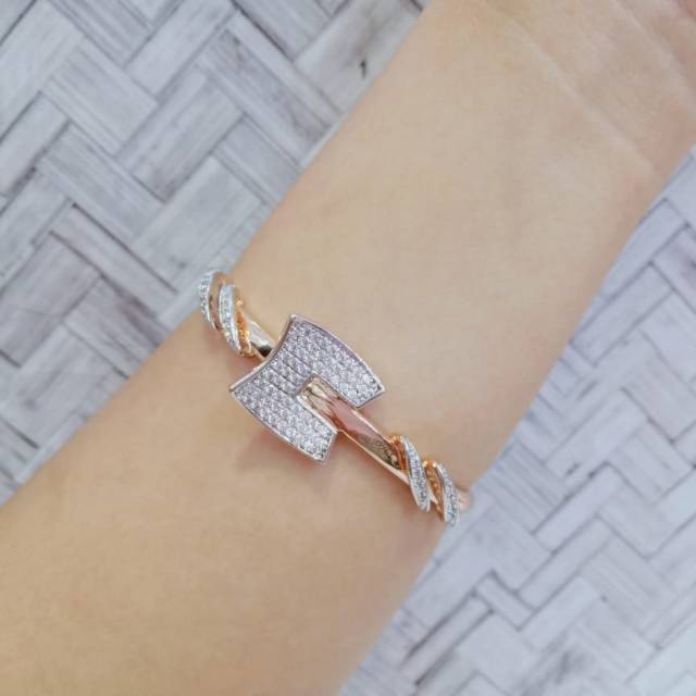 GELANG TITANIUM TERBARU GELANG WANITA FASHIONABLE
