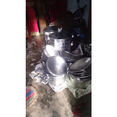 dandang,kukusan,saringan aluminium