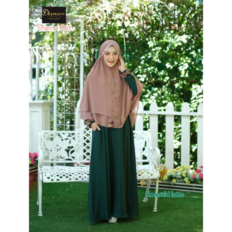 Gamis Set Murah Gamis Polos Gamis Kombinasi Gamis Syari Syar'i Gamis Set Khimar Gamis Sherin Set Bah
