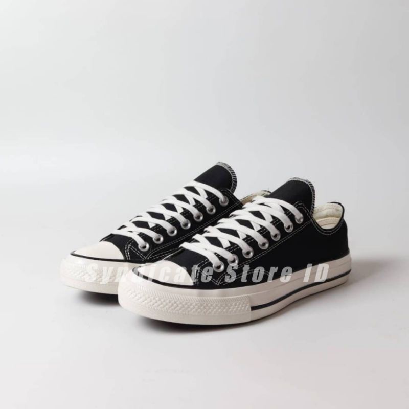 CONVERSE 70s Low PREMIUM 1:1 (BONUS KAOS KAKI + PAPERBAG) Chuck Taylor All Star Black White