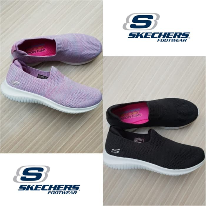 Sepatu Wanita Skechers Elite Flex Wasik Slip On / Skecher Women -