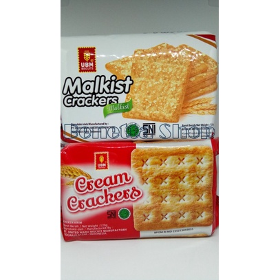 

UBM Malkist Crackers Cream Crackers Arrow Brand Kemasan Ekonomis 125gram Kabin Malkist Kabin UBM