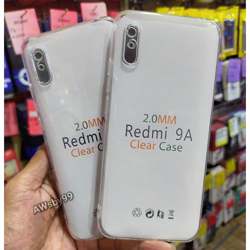 Premium case redmi 9a bening tebal softcase redmi 9a