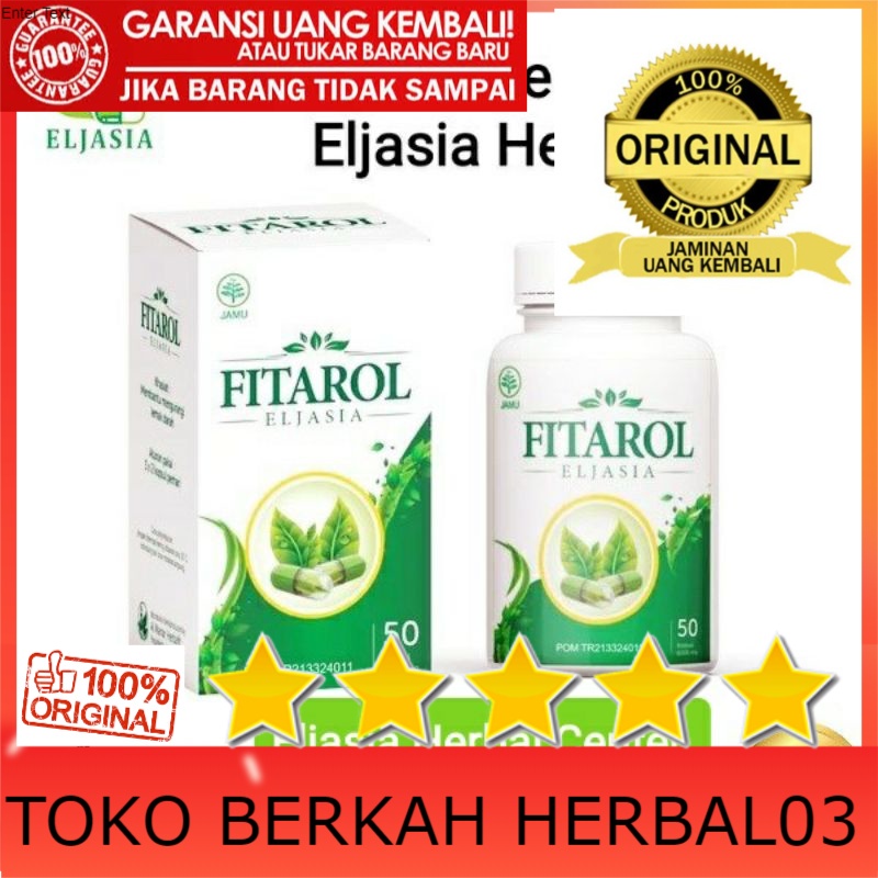100% ASLI PAKET GOLD - Obat Herbal Stroke Ampuh Fitarol Eljasia