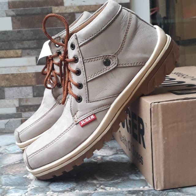 Sepatu boots kulit asli juger hino Kps