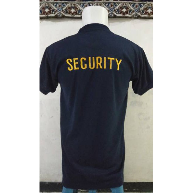 SKD        Kaos pdl security atau satpam polos dan bordir bahan katun tc