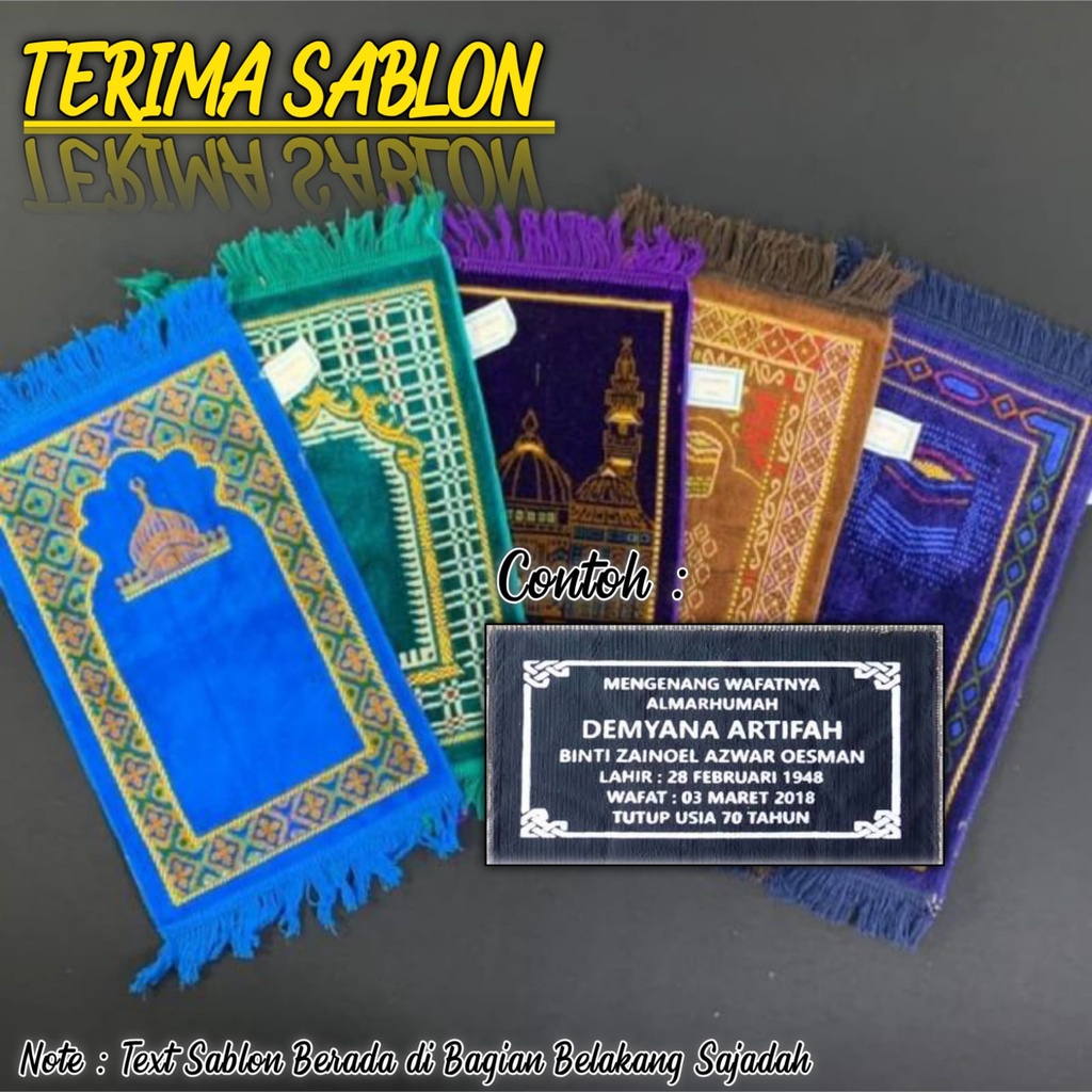 SAJADAH IZMIR MIDI PLUS SABLON MIN 50 PCS