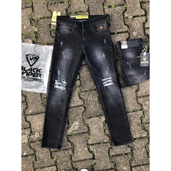 Celana panjang jeans street pria robek robek/celana panjang jeans pria skiny/celana panjang jeans pria fashion