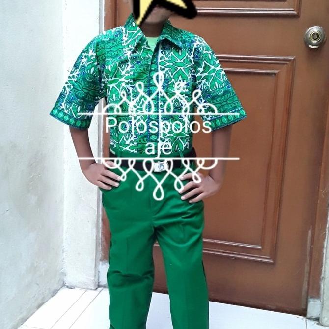 Seragam Batik SD Al Azhar set laki laki