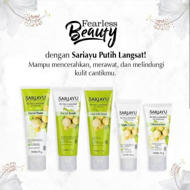 Sariayu night cream putih langsat