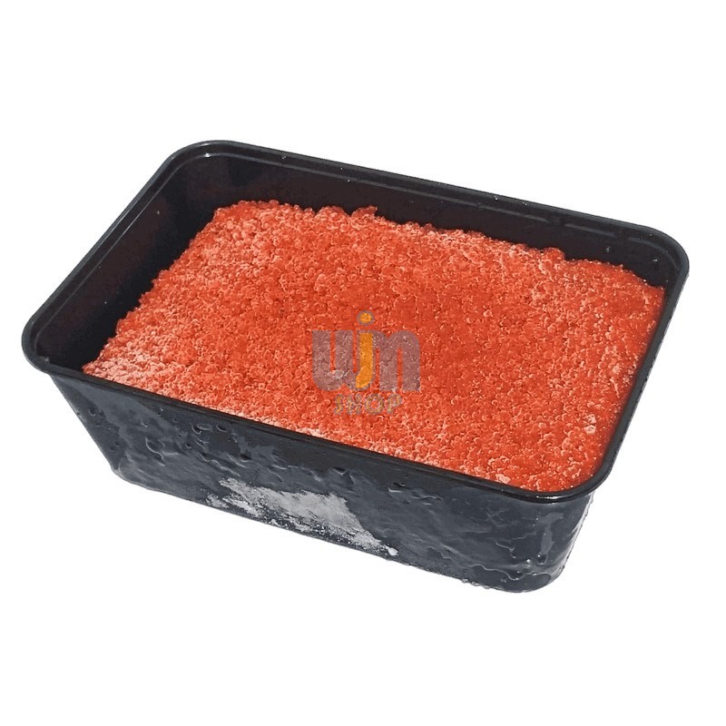 

Frozen Food Makassar - Tobiko Orange 500 gram Kemasan Polos