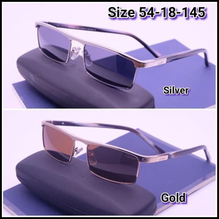 Termurah Kacamata Cartier X01 Silver Kacamata Pria Elegan