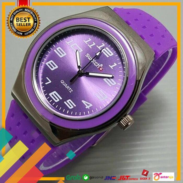 HOT SALE.. JAM TANGAN ANALOG PRIA/WANITA MURAH - SWATCH IRONY + BOX MIKA EKSLUSIF ..TERBARU