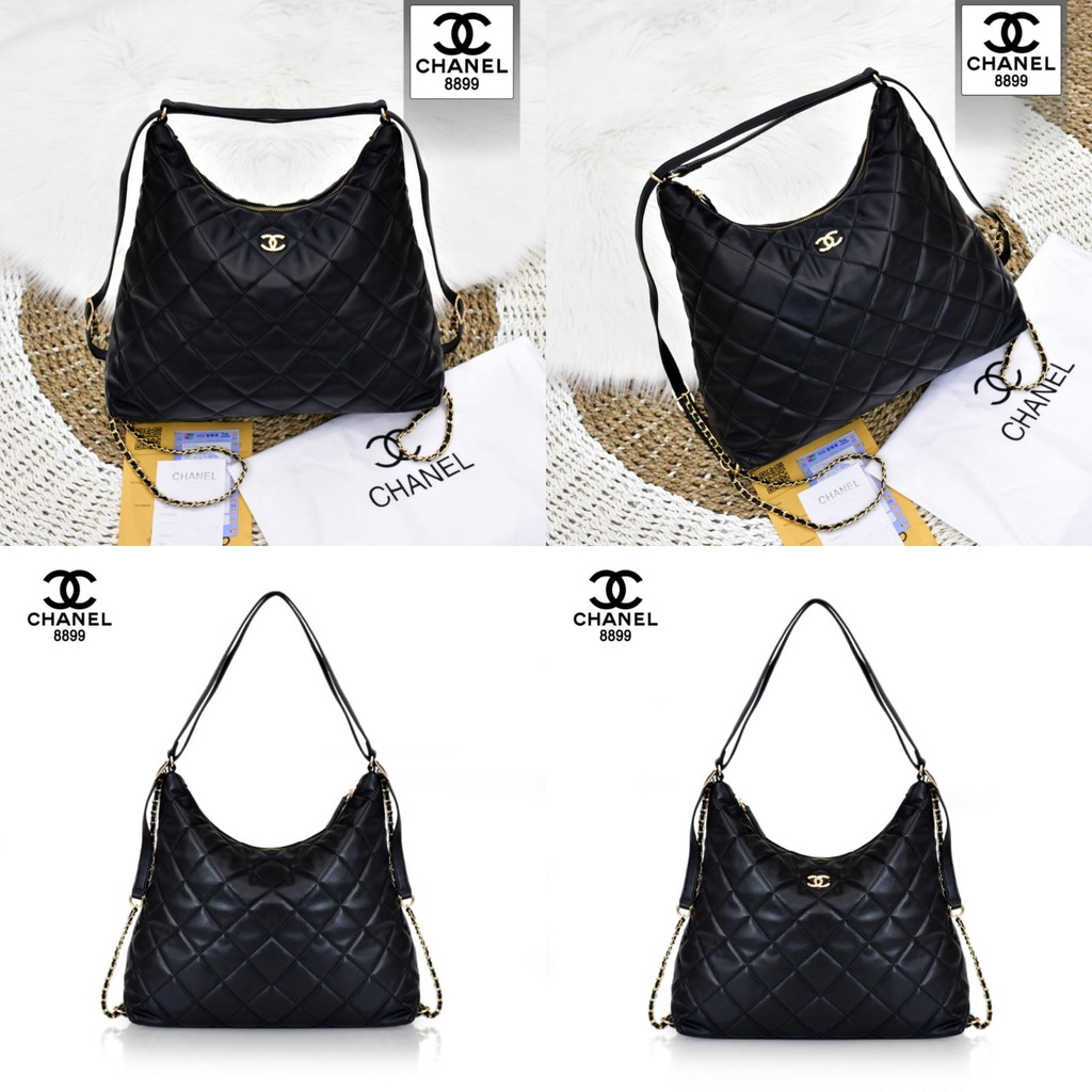 TAS WANITA BATAM IMPORT CHANEL HOBO BAG 8899 KWALITAS PLATINUM LIKE ORI