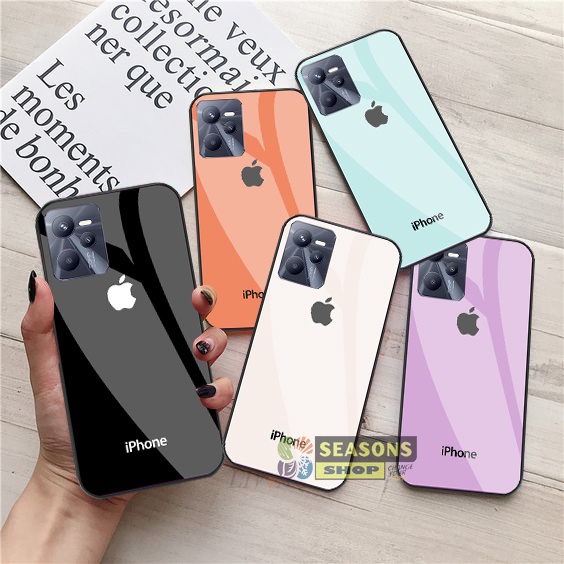 [Realme C35] Softcase Kaca Realme C35 - Softcase Glass Glitter Realme C35 - Softcase Realme C35 - Ca