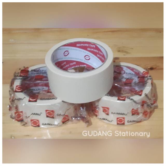 Lakban Kertas Masking Tape 2 inch DAIMARU [ 1 piece ]