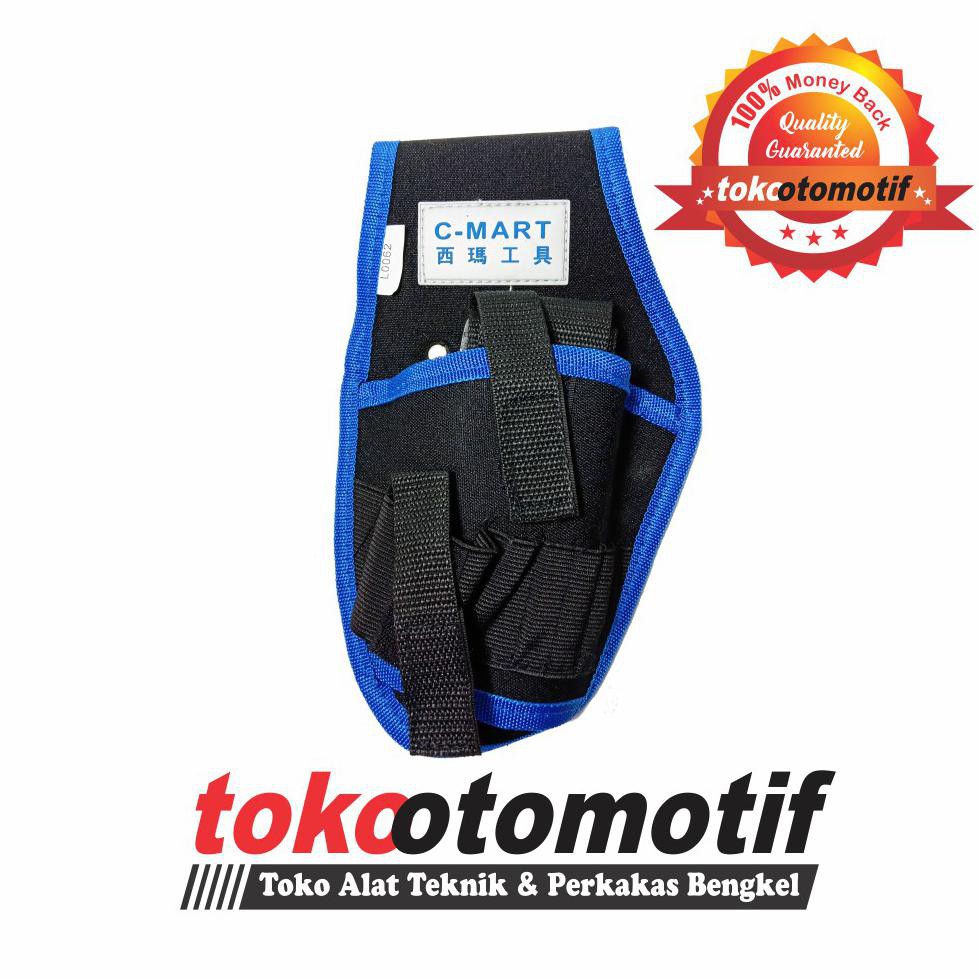 Tas Pinggang Mesin Bor / Tool Bag / Cordless Drill Pouch C-Mart Popular Brand