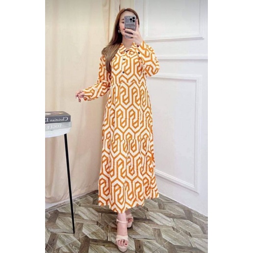 Midi Dress Citra Kirana Rayon Armor