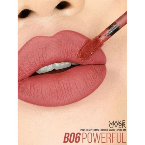 Make Over Powerstay Transferproof B06 Matte Lip Cream Powerfull