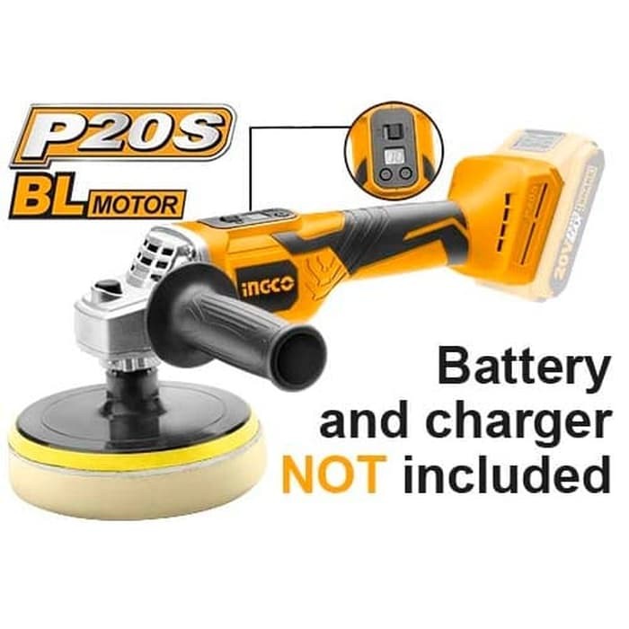 POLIS / POLES MOBIL / MESIN POLISHER CORDLESS 20V INGCO APLI2001