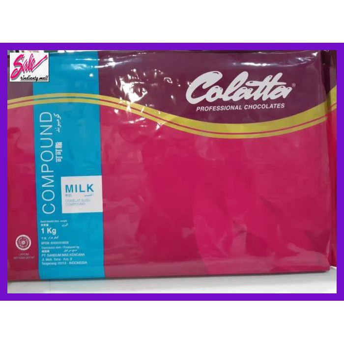 

SAKMACOKLAT- MILK COMPOUND COLATTA 1KG -MAKANAN-MINUMAN.