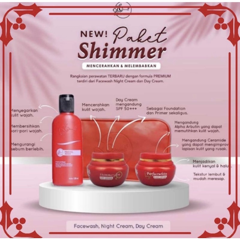 LC SHIMMER PAKET ORIGINAL TERMURAH
