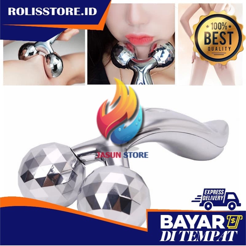 Bluekomputer - 3D Massager / Alat Pijat Manual / Alat Pijat Wajah / 3D Solar Massager - Termurah COD