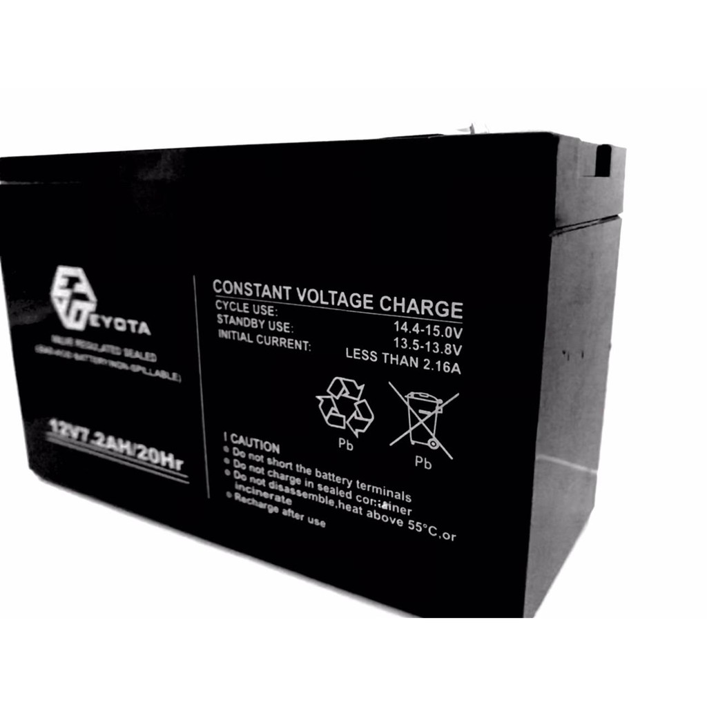 Battery ups eyota 12v 7.2ah 20hr - Baterai accu aki kering universal