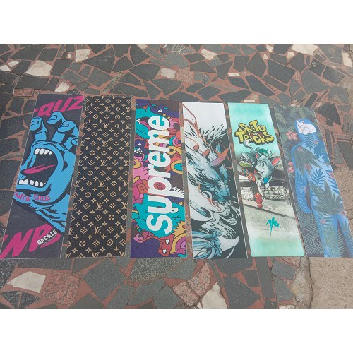 Ripndip Lukisan Semprot Kucing Jari Tengah OS780 color painting UV skateboard Tahan Aus griptape Tahan Air