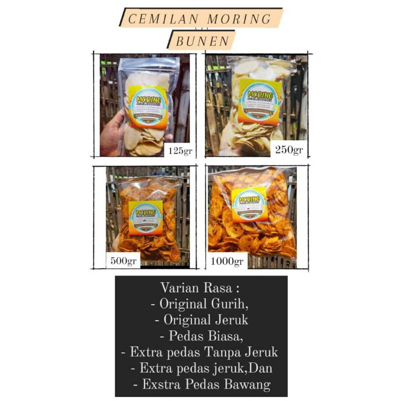 

MORING CIKRUH, 3 VARIAN, 6Kg