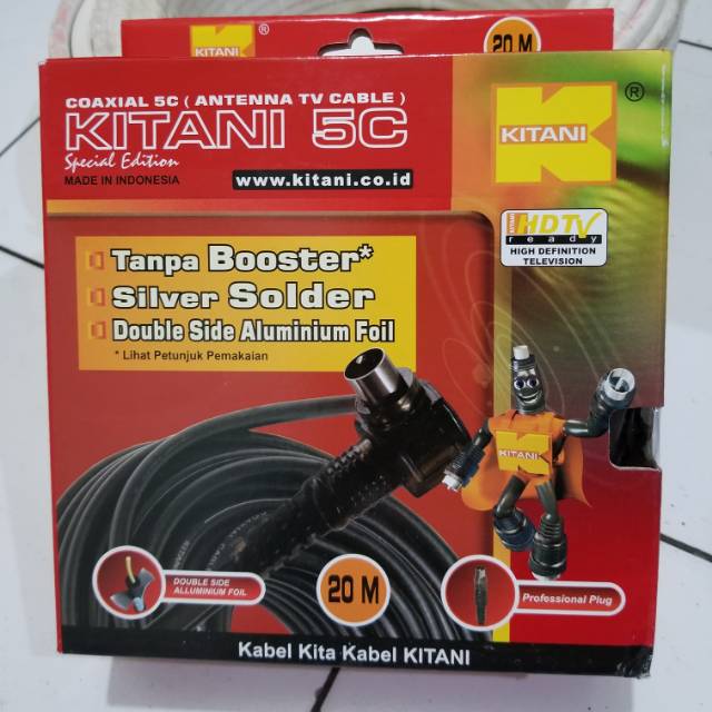 Kabel Antena TV Kitani 20m High Quality 20 Meter