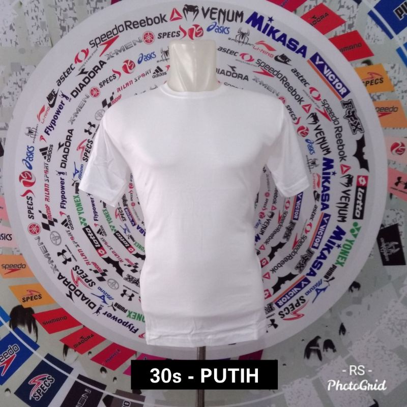 Baju putih polos celana putih polos tes akademi polisi tni setelan celana kaos lengan pendek