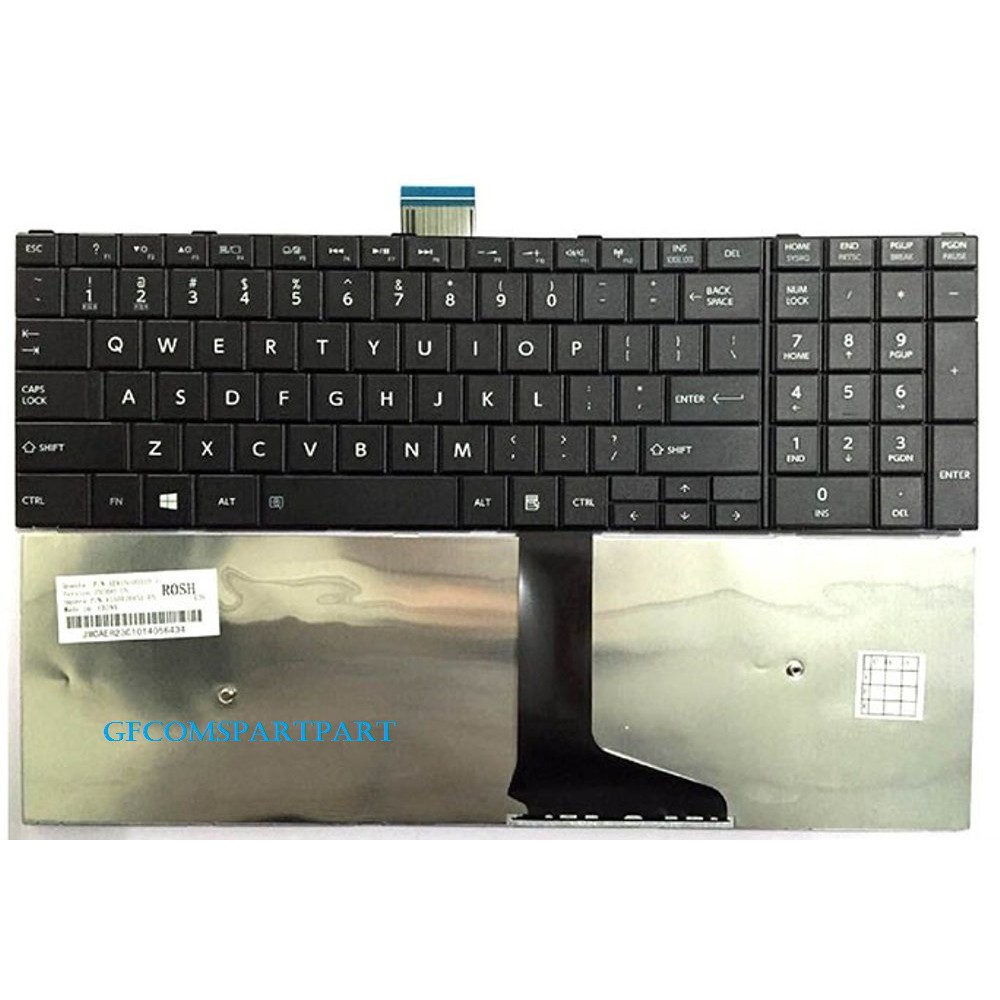 Keyboard Laptop Toshiba Satellite C50 C50D C50-A C55 C55-A C55-D C55D C50DT C55T Series