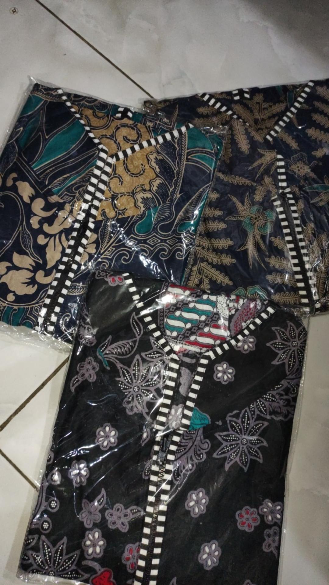 [bisa Cod] Atasan Batik Dolby Dolbi Dobby Doby Tenun Sutra Tulis Halus Katun Atbm Baron Sarombit