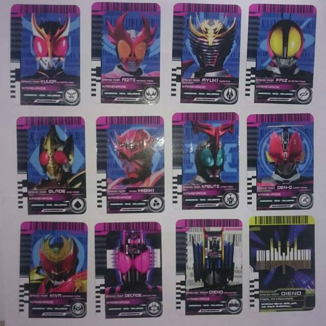 Kartu Final Kamen Rider Heisei Phase 1 Khusus Neo Decade Driver Rider Card Decade