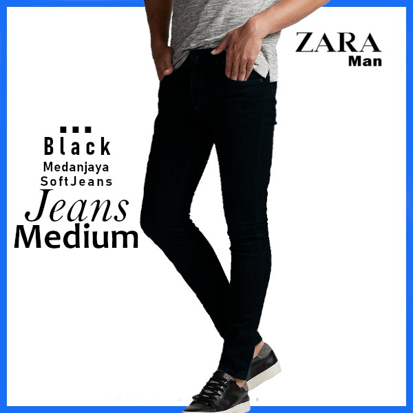  Celana  Soft Jeans  ZARA  MAN SLIM FIT PRIA MEDIUM BIG SIZE 