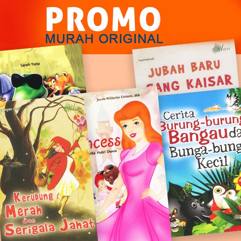 Buku Cerita Anak Murah - Tebal - Original