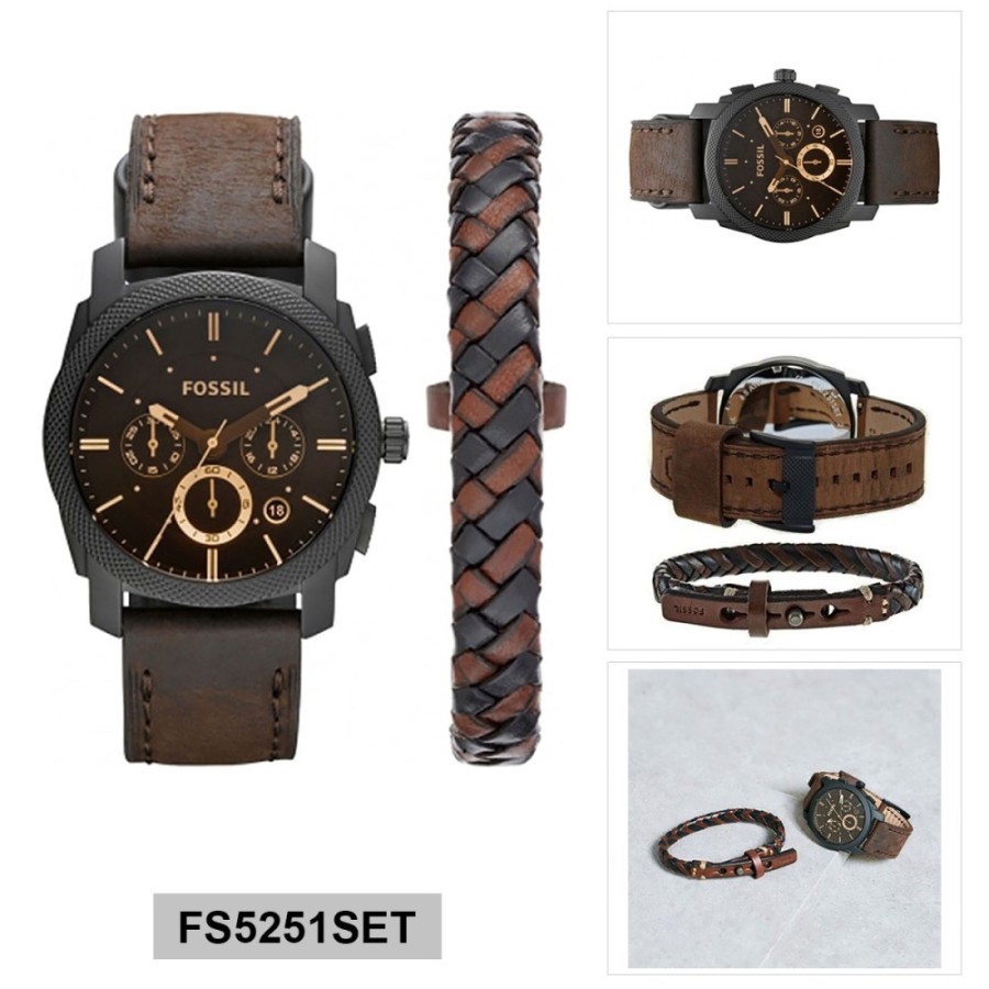 Promo Jam Pria Fossil FS5251 & FS 5251 Original Baterai FullSet Garansi 1 th