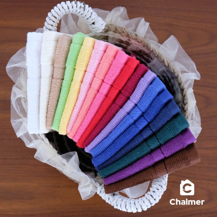 HANDUK CHALMER 30 x 30 cm HANDUK MUKA HANDUK SAPU TANGAN FACE TOWEL CHALMER 30 X30