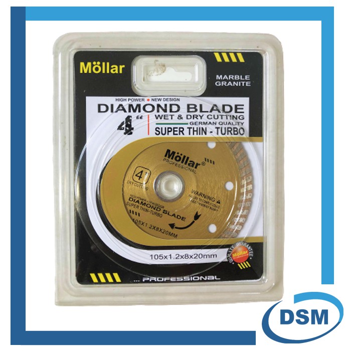MOLLAR GOLD TURBO DIAMOND WHEEL MATA PISAU POTONG KERAMIK GRANIT
