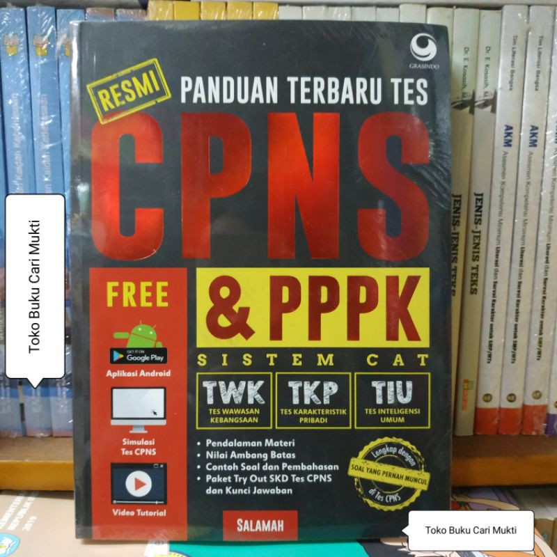 Buku Panduan Resmi Terbaru Tes CPNS Dan PPPK Sistem CAT Terbaru