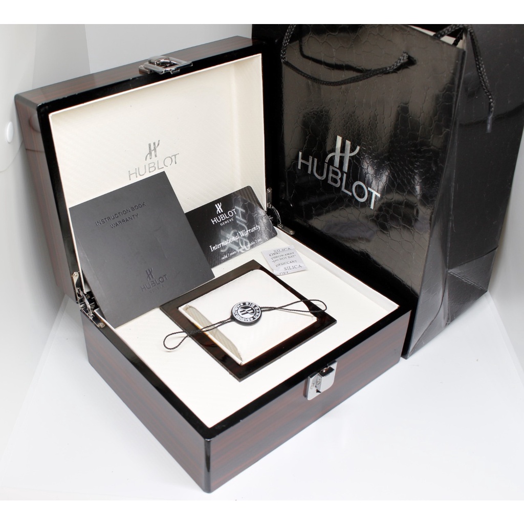 kotak hublot original box jam tangan fullset paperbag